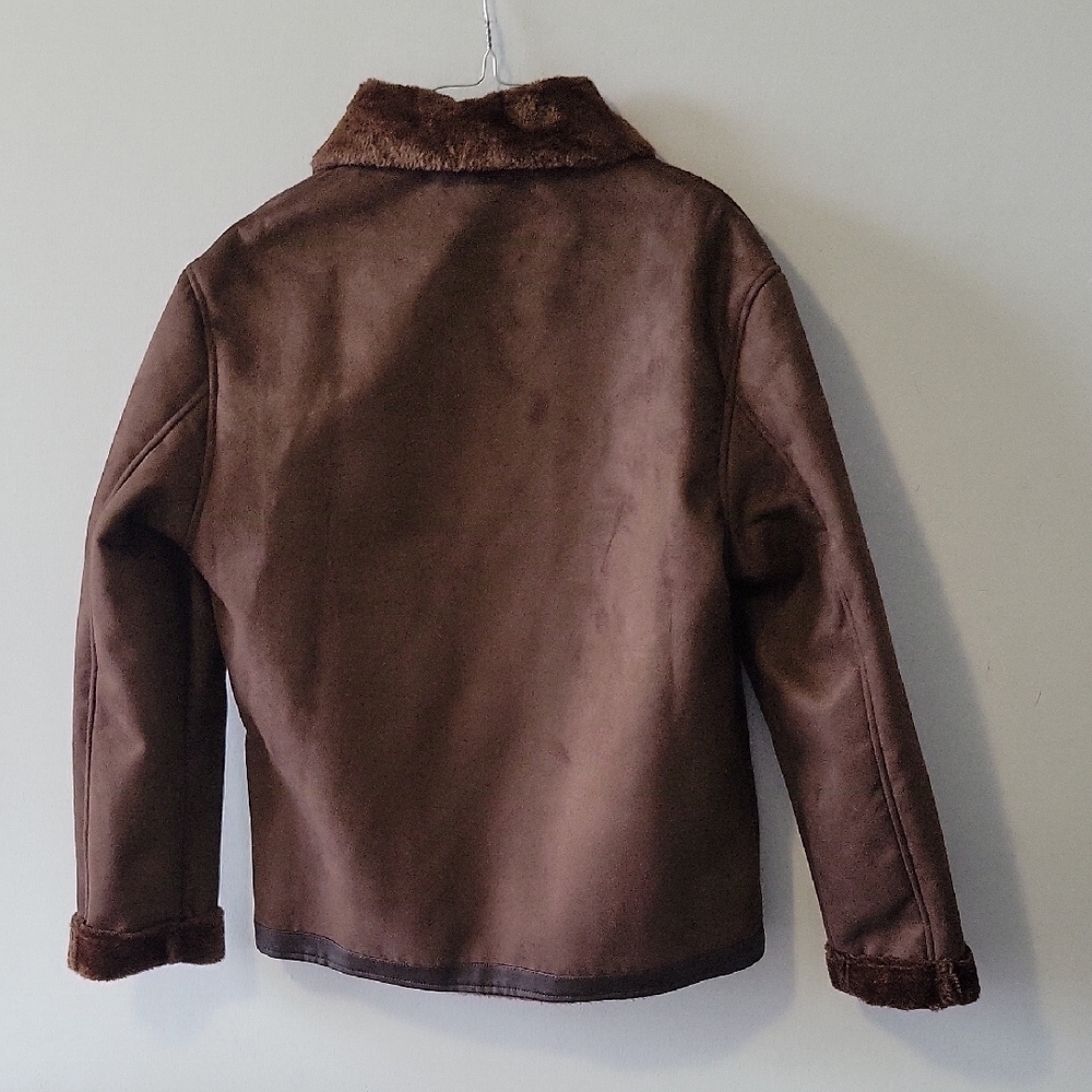 Brown Shearling Jacket - Picture 5 of 8